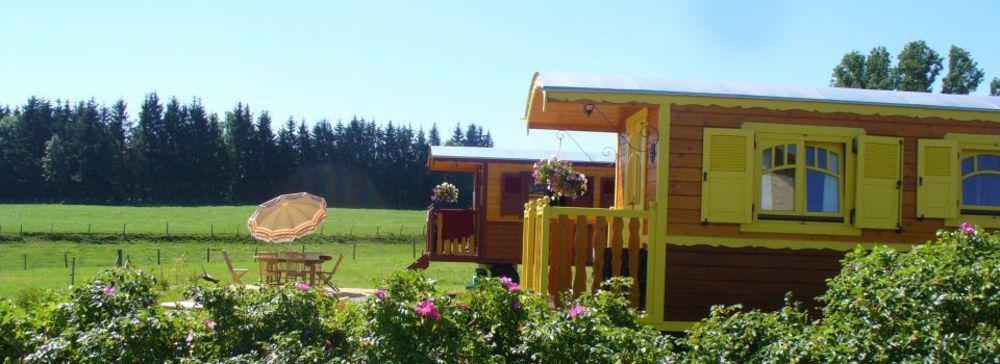 Les Roulottes De La Ferme Des Chanaux Saint-Julien-d'Ance Kültér fotó