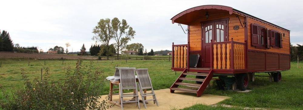 Les Roulottes De La Ferme Des Chanaux Saint-Julien-d'Ance Kültér fotó